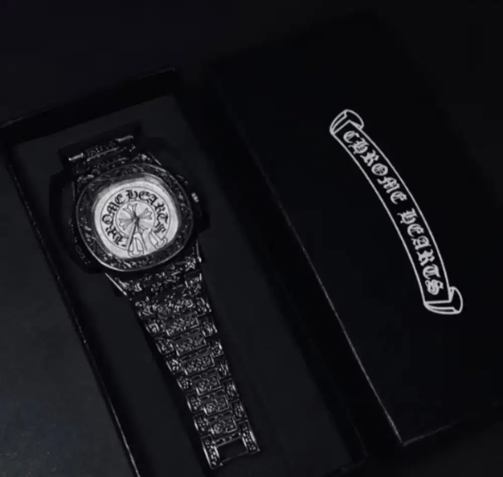 Jam tangan vintage limited chrome pears