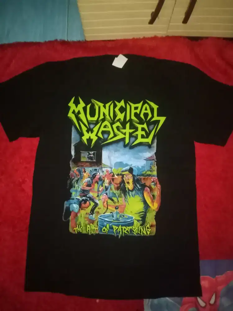 Kaos band metal premium mucitipal waste