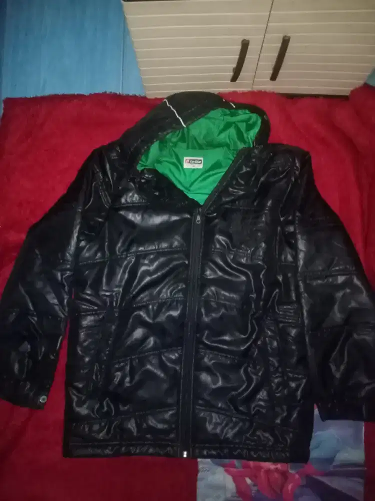 Jaket parasut ori anti air brand lotto itali