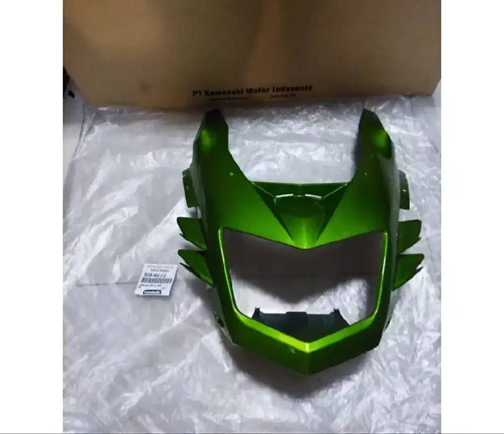 COVER LAMPU DEPAN NINJA RR NEW HIJAU COWLING UP  HIJAU ORIGINAL