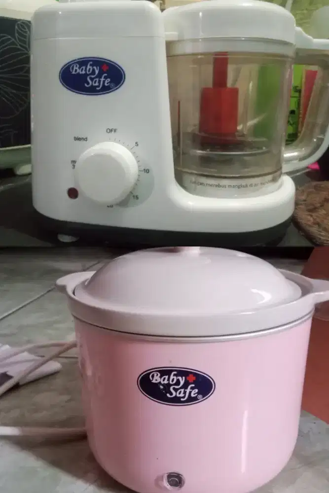 Preloved Slow cooker dan food maker babysafe