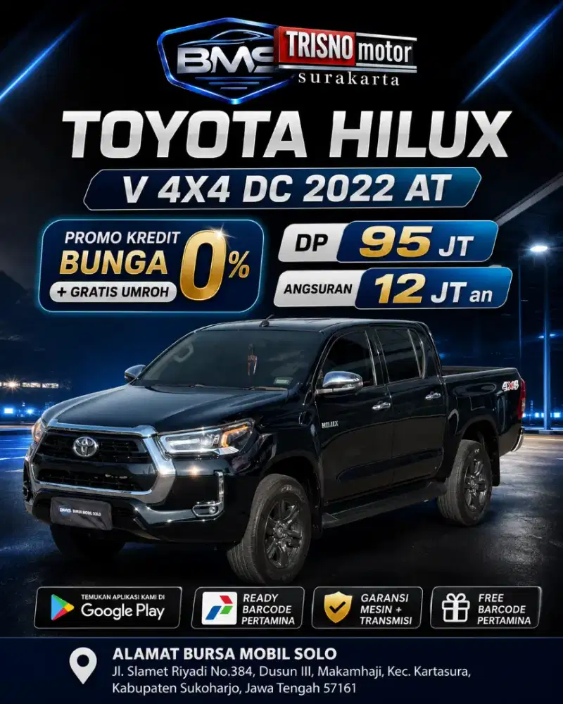 TOYOTA HILUX V D- CAB 4x4 2021 AT
