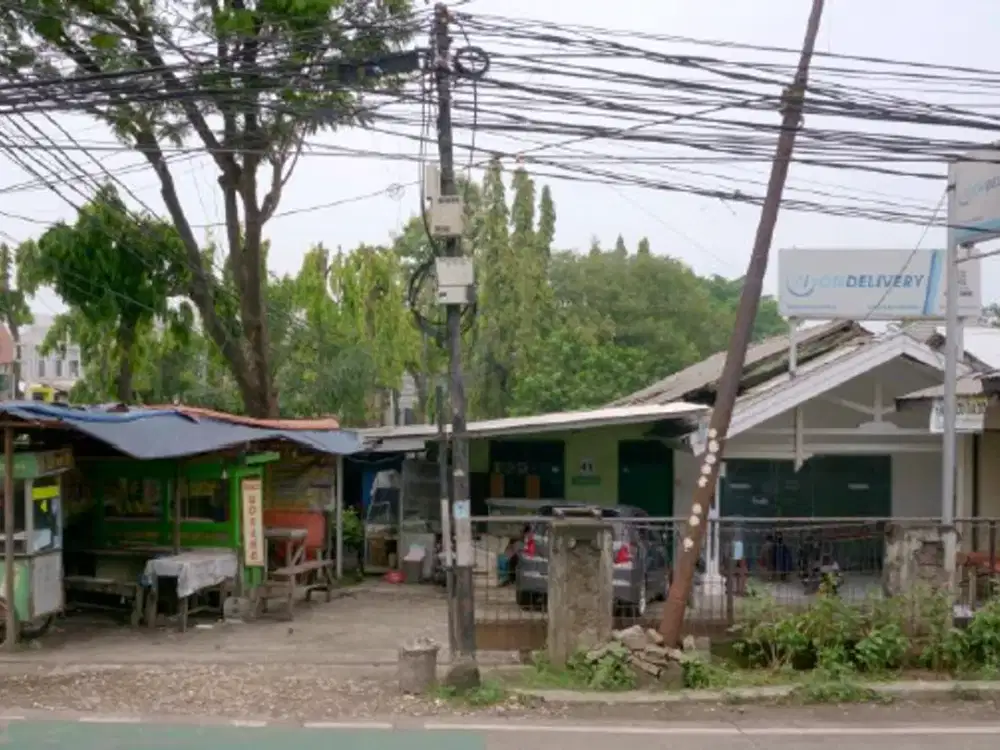 Dijual Lahan (Bangunan Hitung Tanah) di Jalan Utama Rangunan, Pasar Minggu, Jakarta Selatan.