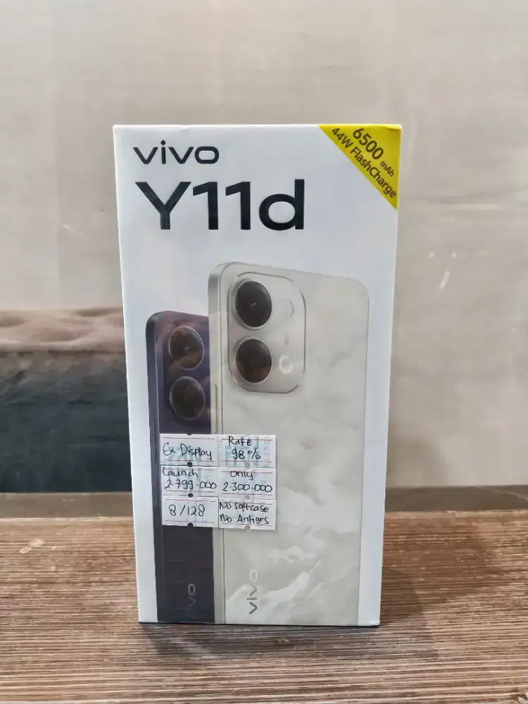 VIVO Y11D 8/128GB EX DISPLAY GARANSI RESMI VIVO