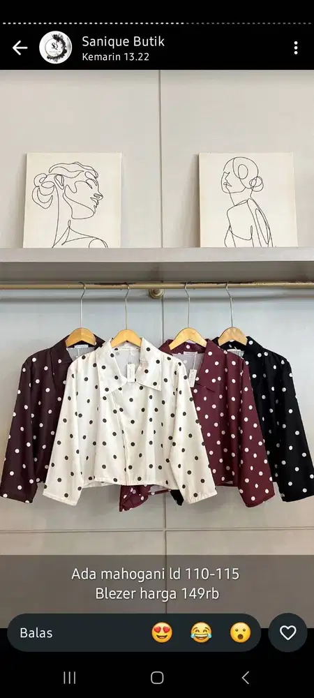 PRELOVED BAJU WULWUL