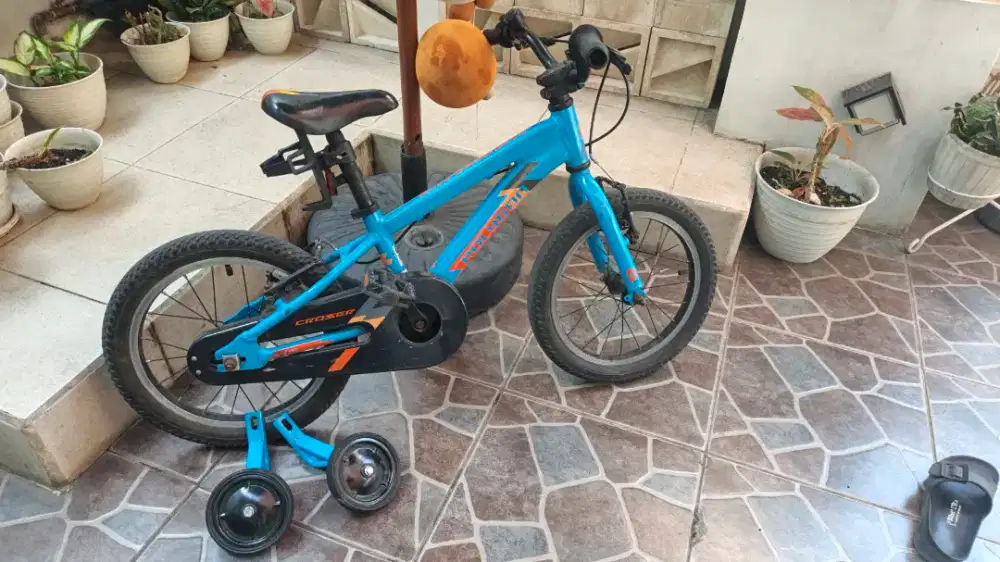 Sepeda anak polygon 16 Bisa roda 4 layak pakai
