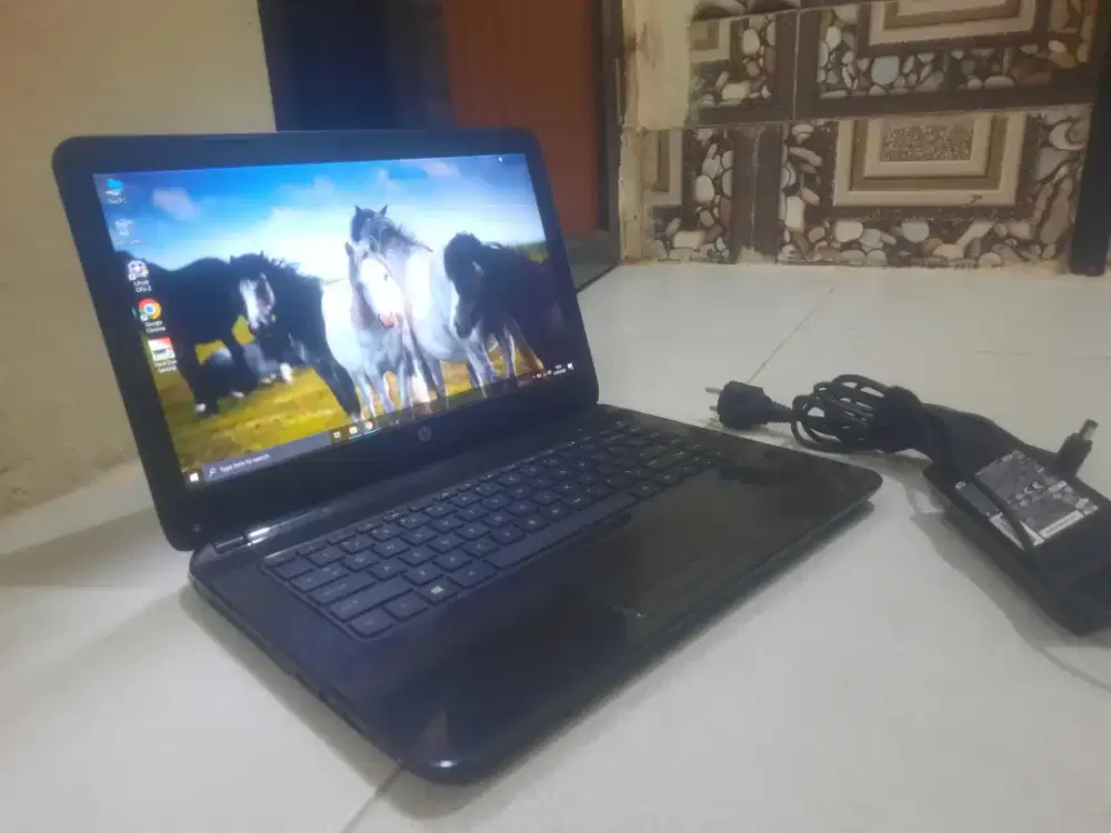 Jual BU Laptop Sekolah Siap Pakai/Hp-AMD-A4-2100(Ram8'Hdd'500)Normal