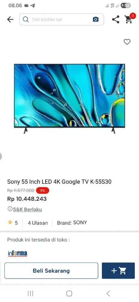 Sony 55 inch led 4k k55s30