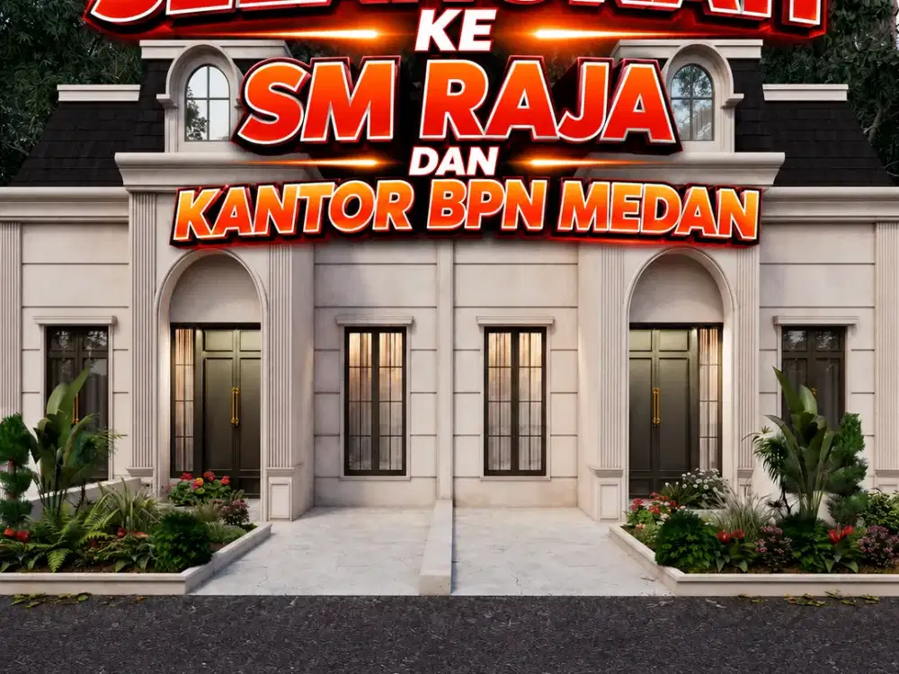 RUMAH MURAH STRATEGIS SELANGKAH KE SM RAJA DAN JL STM KANTOR BPN MEDAN