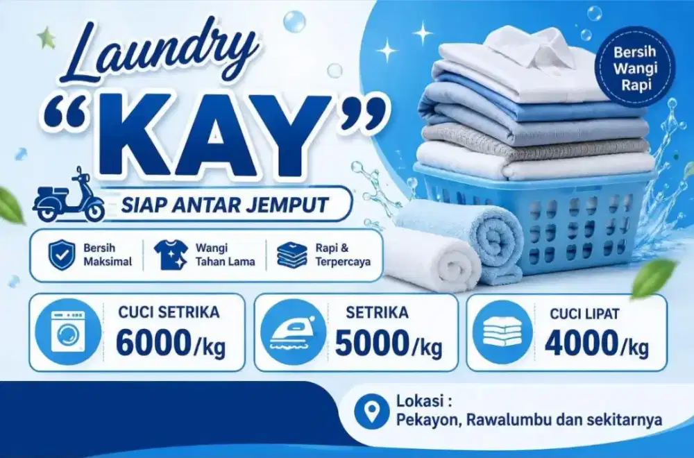 Jasa laundry anter jemput