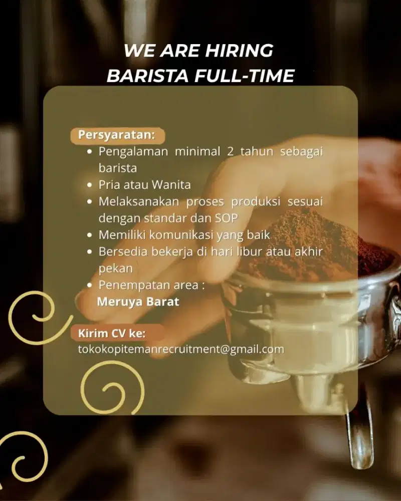 Barista Fulltime
