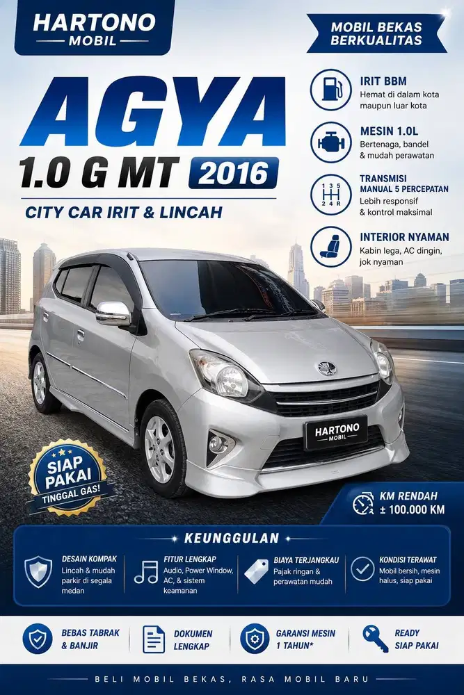 AGYA TRD G MT 2016