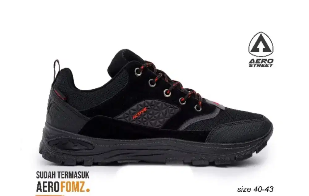 Sepatu sneaker aerostreet size 41 murah