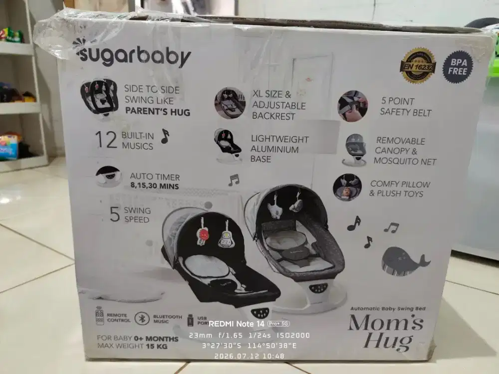 Dijual swing bed merk Sugarbaby XL size