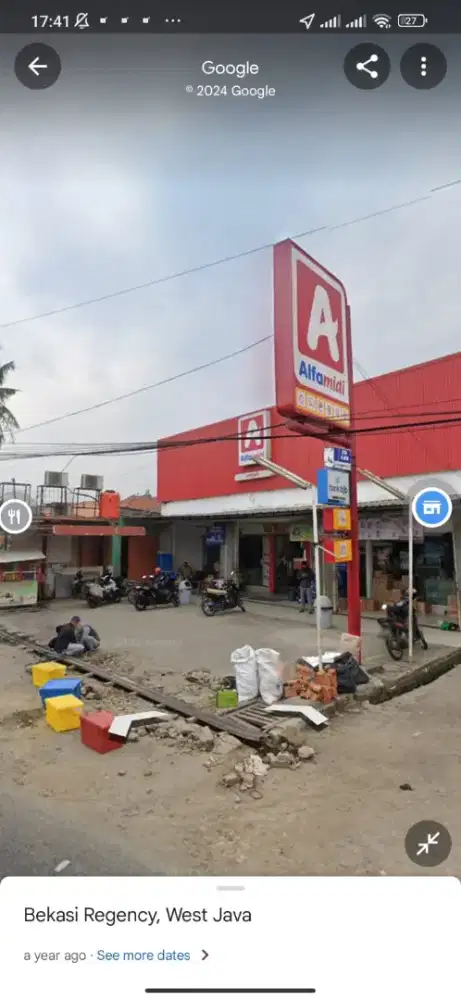Ruko bekas alfamidi