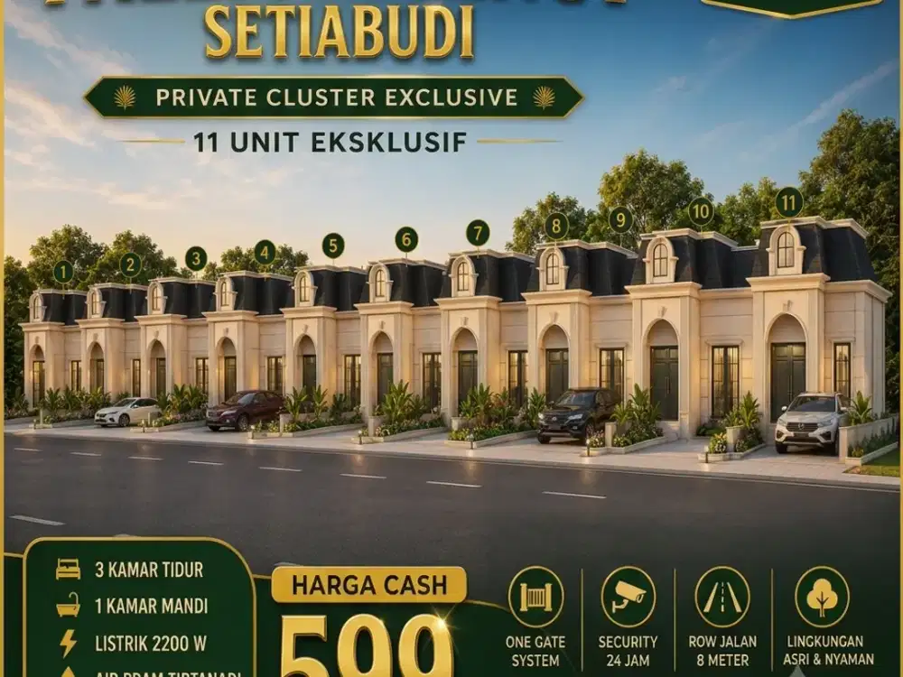 RUMAH LAHAN 6X22M2 STRATEGIS ROW JALAN ASPAL | PALEM REGENCI SETIA BUDI