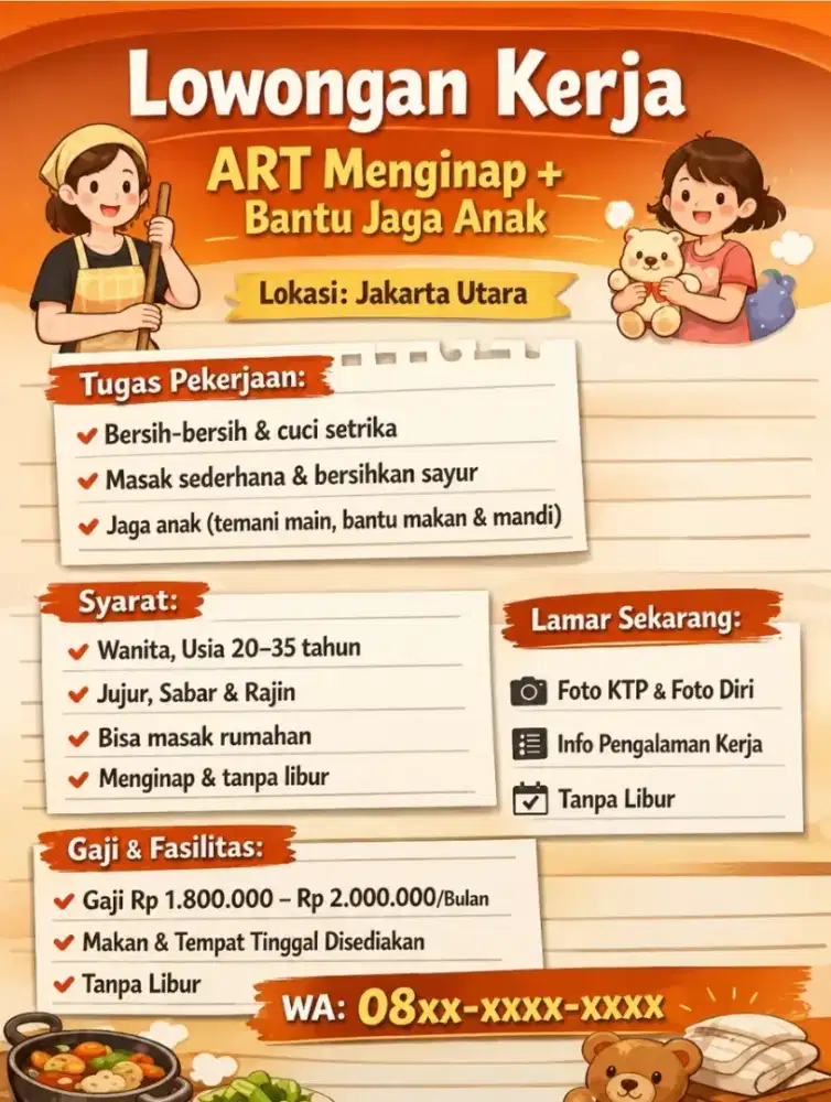 Dibutuhkan segera ART