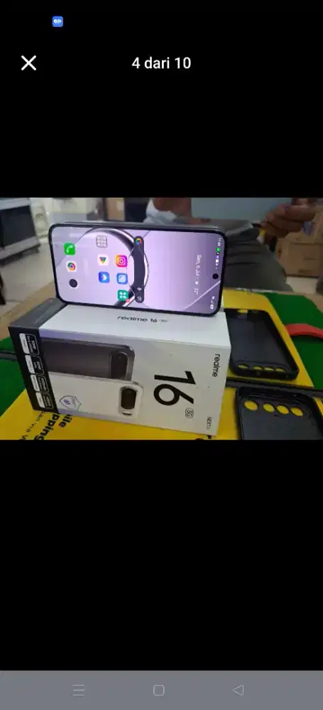 Realme 16 5G ram 12/256 GB mulus no minus lengkap ori