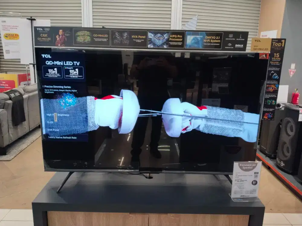 TCL MINILED GOOGLE TV 4K 55