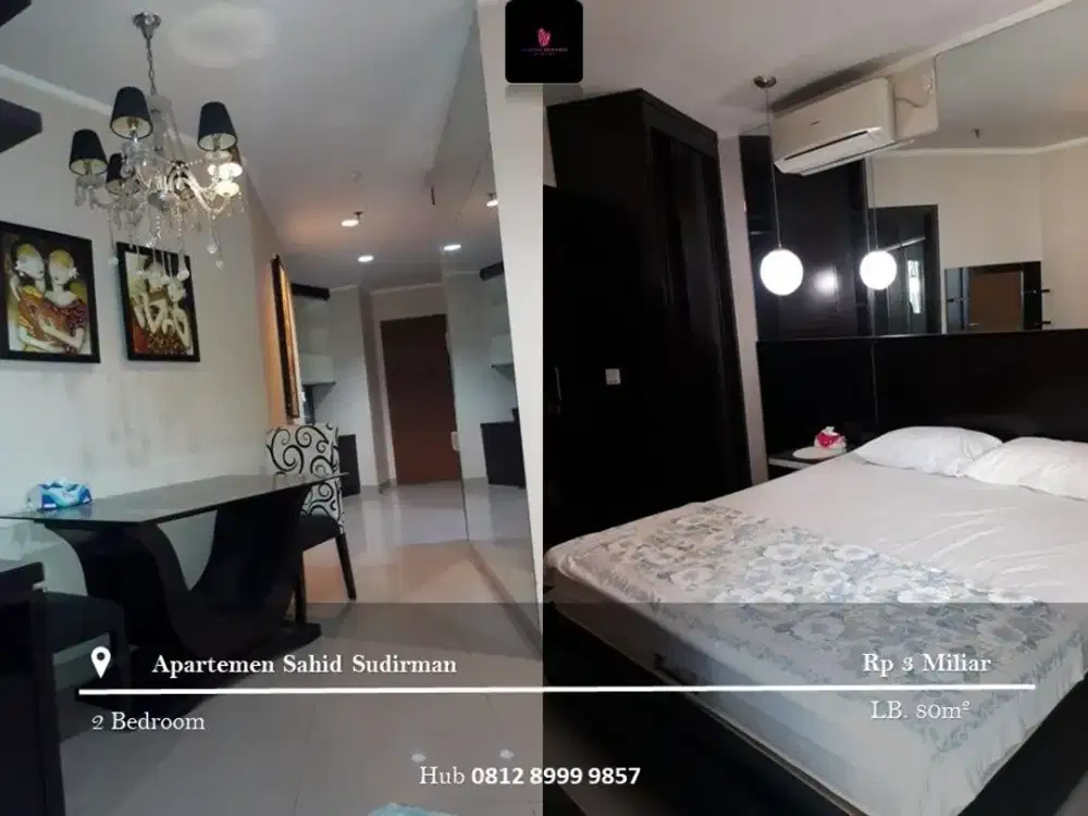 Dijual Apartement Sahid Sudirman Low Floor 2BR Full Furnished