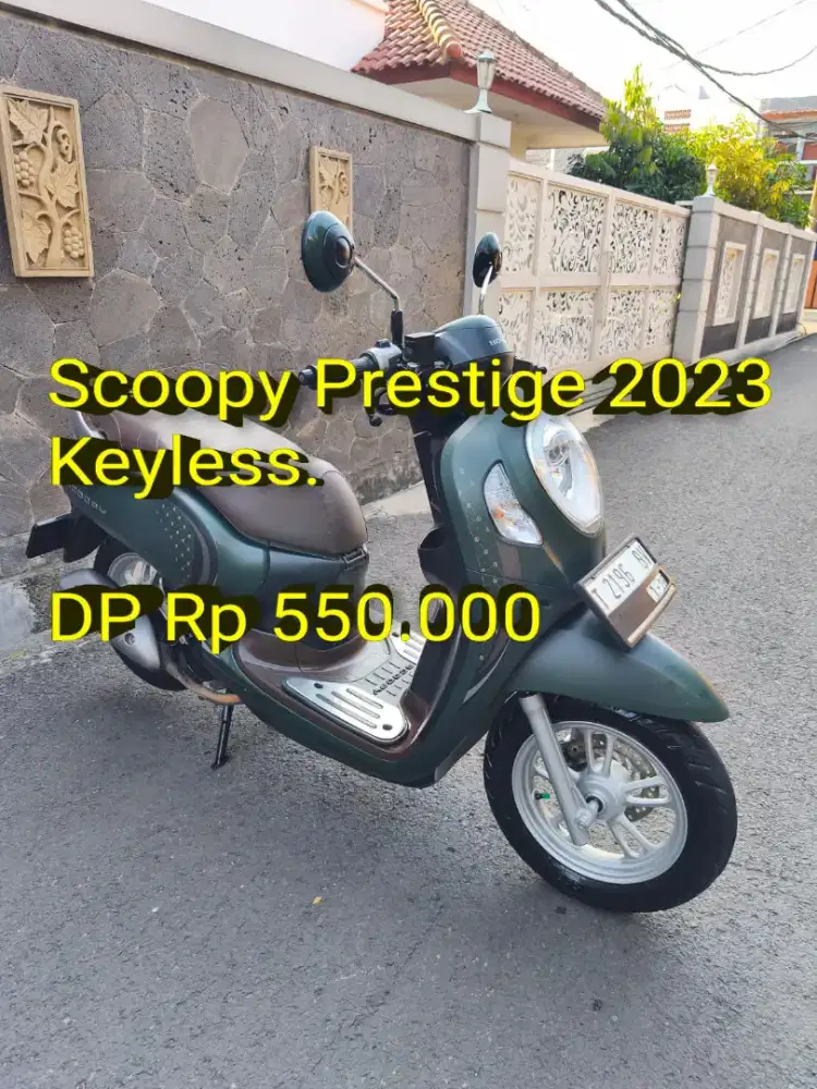 Scoopy Prestige 2023 Keyless. Pajak ON. Like New. Mulus.Cash/Kredit/TT