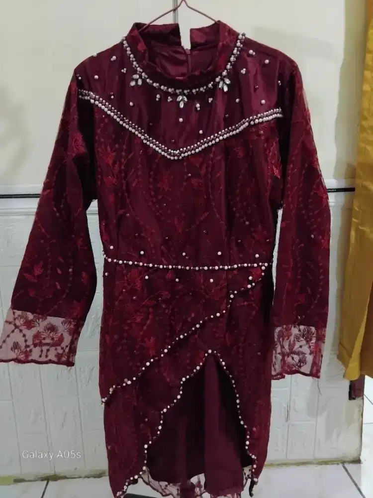 Jual outer bahan brukat.