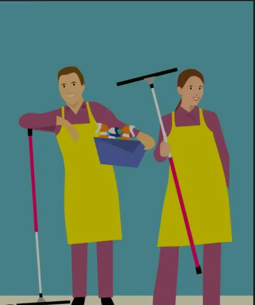 Cleaning service setengah hari