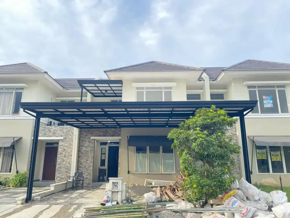 Kanopi alderon double layer kardoba dan talang air 7828