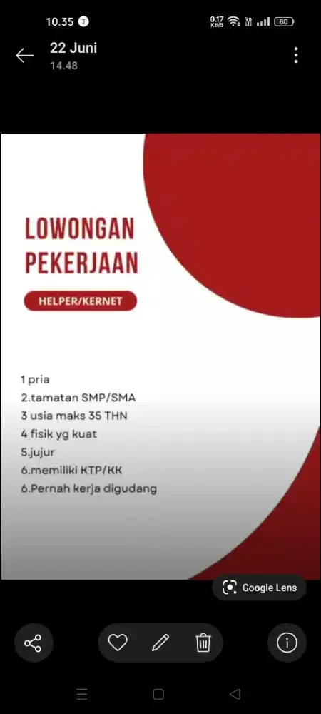 Helper / kernet serabutan