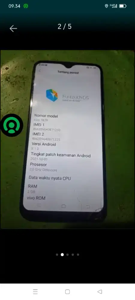 Vivo Y91c ram 2/32.masoh normal dipakenya
