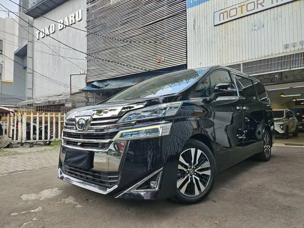 Antik 47 rb km Toyota Vellfire 2.5 G TSS 2021 nik 2020 ungu tua hitam