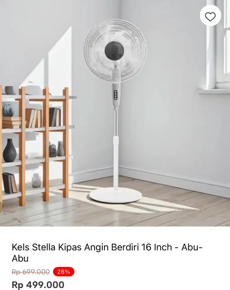KIPAS ANGIN KELS 15 INCI