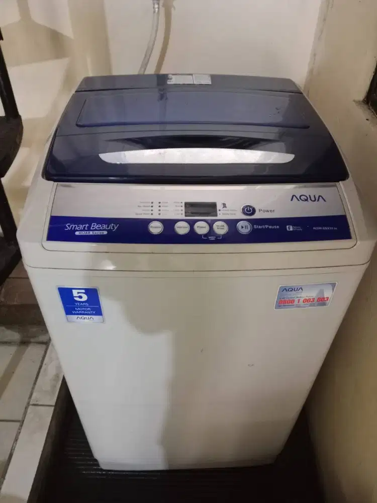 Edisi pindahan jual mesin cuci merk Aqua Japan 1 tabung otomatis