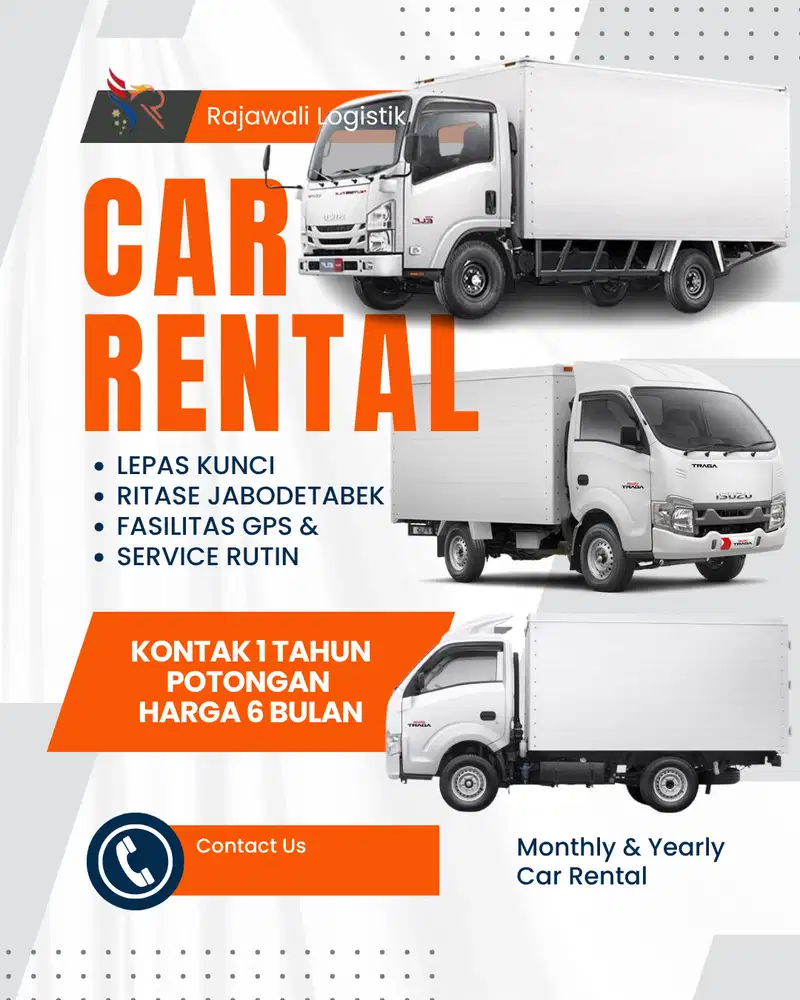 DISEWAKAN MOBIL BOX TRAGA DAN ISUZU ELF/BUKAN BOC FREEZER ATAU CHILLER