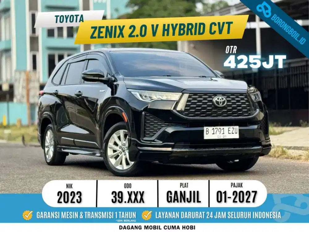 Toyota Zenix 2.0 V Hybrid 2023 hitam