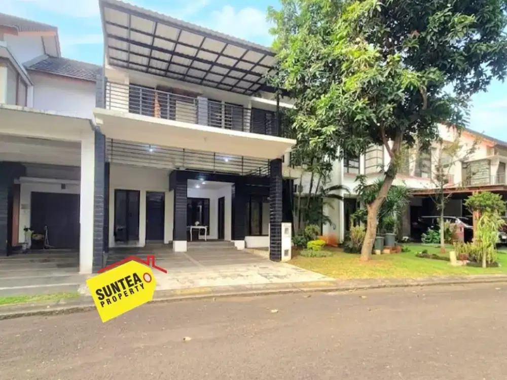 Disewakan Cepat! Rumah Eksklusif LT 180 m², LB 220 m², 4 KT, Siap Huni! - Emerald Bintaro Sektor 9 Tangerang Selatan