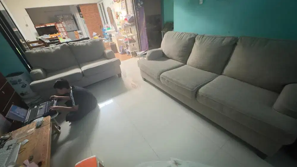 Jual nego sofa 5 seater  ashley informa asli