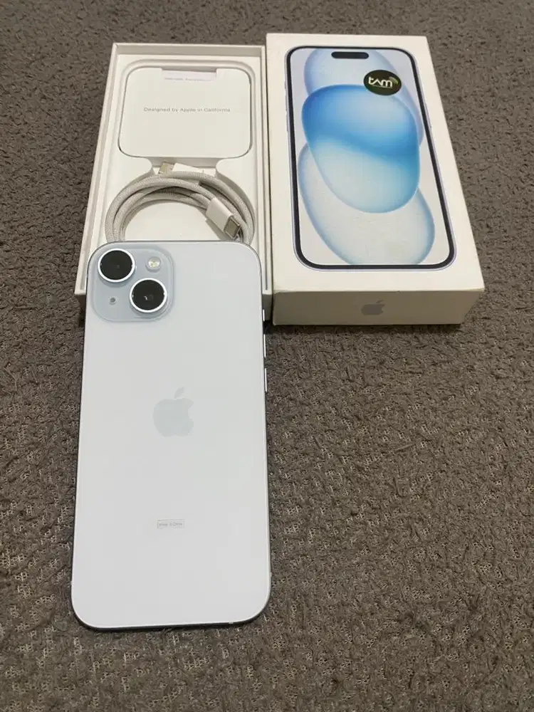 Di Jual  Iphone 15 128 GB iBox Blue Garansi ON Juni 2027