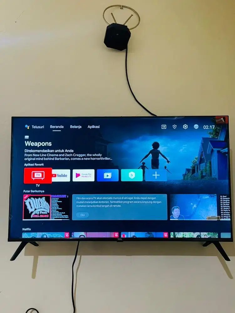 TV TCL 42inch Like New