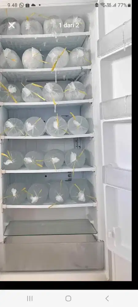 freezer es batu 6 rak LG