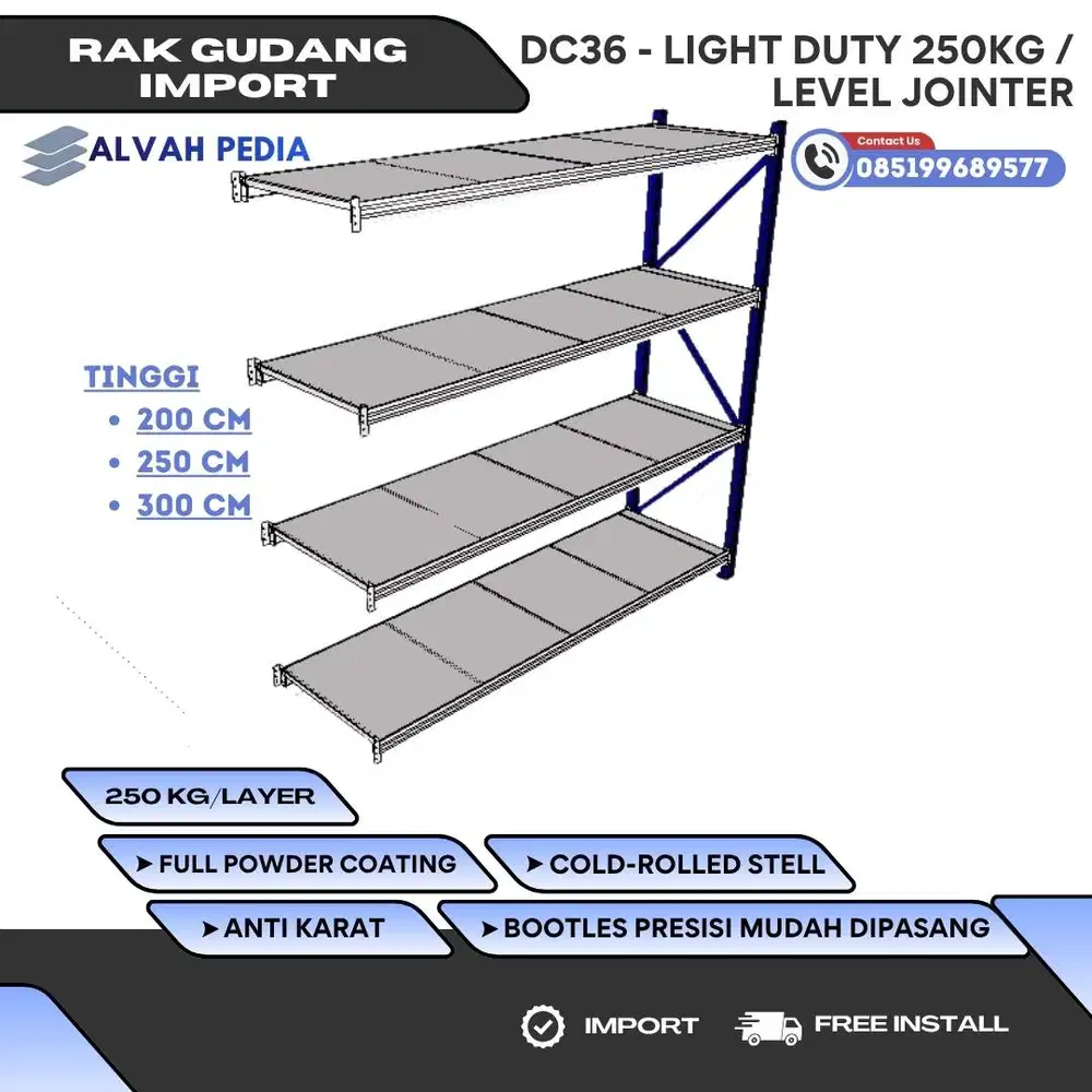 RAK BESI GUDANG DC36 JOINTER