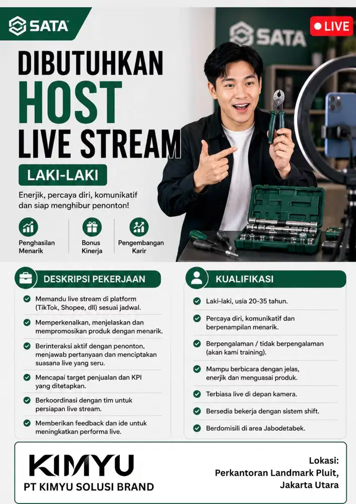 HOST LIVE STREAM PRIA