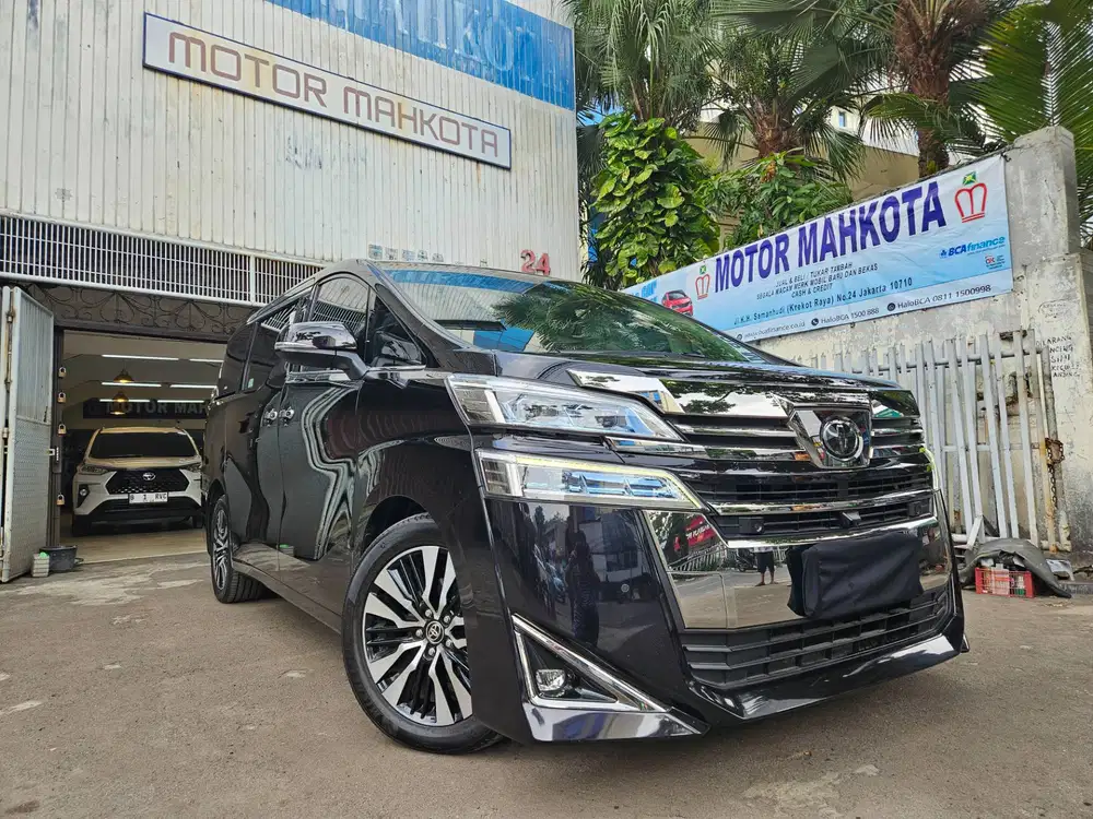 47 rb km Toyota Vellfire 2.5 G TSS atpm 2021 nik 2020 hitam ungu tua