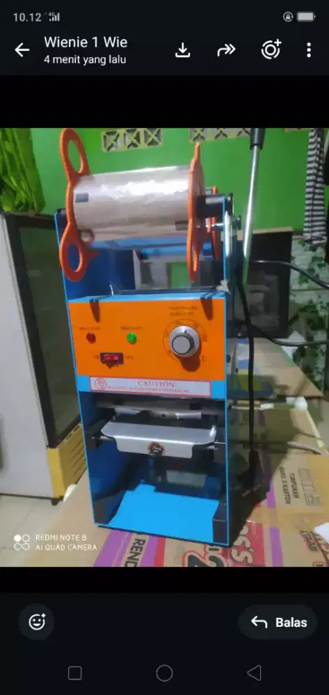 Cup Sealer pres gelas plastik