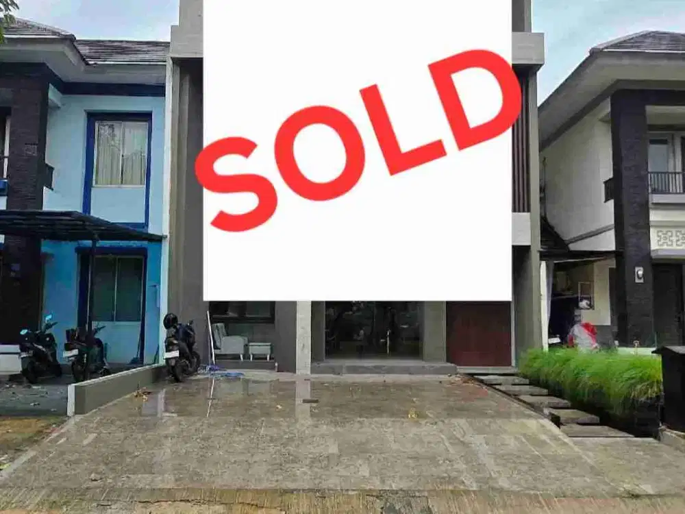 SOLD! Rumah Brand new , Hadap taman .