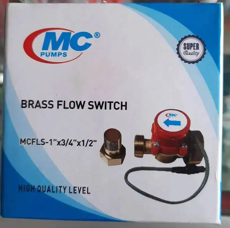 Brass Flow Switch ( 1 x 3/4 x 1/2 )