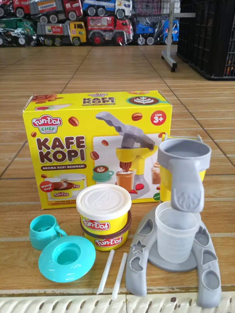 mainan anak fundoh mesin kopi
