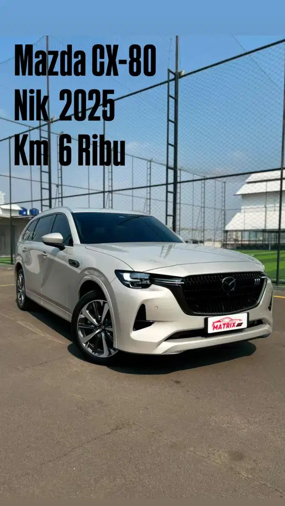 Mazda CX-80 Nik 2025 Rhodium white on ivory Siap pakai