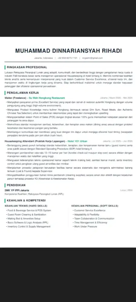 Fresh Graduate mencari pekerjaan