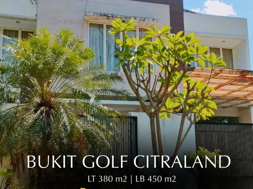 Dijual Rumah Minimalis Mewah Bukit Golf Citraland SURABAYA